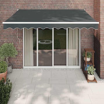 vidaXL Luifel elektrisch uitschuifbaar 3,5x2,5 m, Verzenden