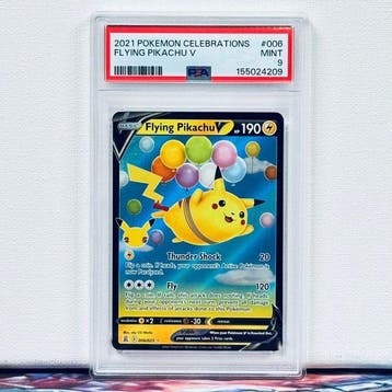 Pokémon Graded card - Flying Pikachu V #006 2021 POKEMON