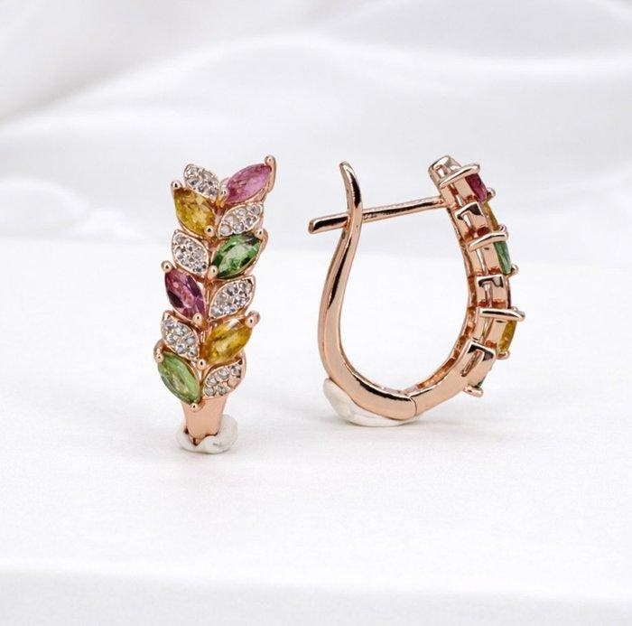 Sans prix de réserve - Boucles doreilles Plaqué or, Handtassen en Accessoires, Oorbellen