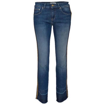Essentiel • blauwe jeans Simmer met bies • W26, Essentiel, Verzenden, Nieuw, Blauw