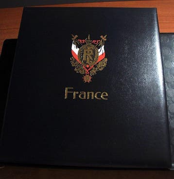 Accessoires Frankrijk - Een leeg luxe DAVO album met