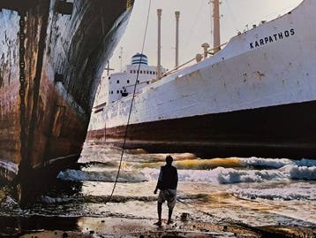 Steve McCurry (1950–) - Ship breaking yard in Karachi.