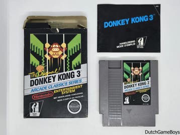 Nintendo Nes – Black Box - Donkey Kong 3 - HOL, Games en Spelcomputers, Games | Nintendo NES, Verzenden, Gebruikt