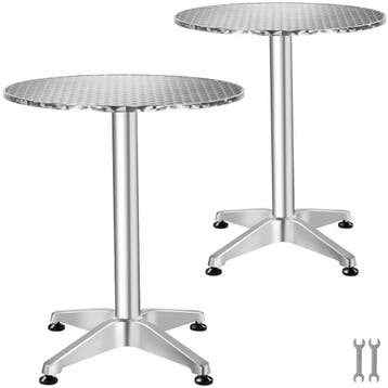 Aluminium bistrotafel Ø 60 cm, Verzenden, Nieuw