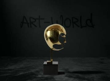 Beeld, Naar Kiki de Montparnasse - 47 cm - Brons, Marmer