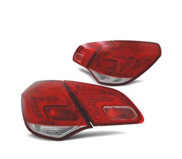 Feux Arrière Pour Opel Astra J 09- Led Rouge Chromé, Verzenden, Nieuw