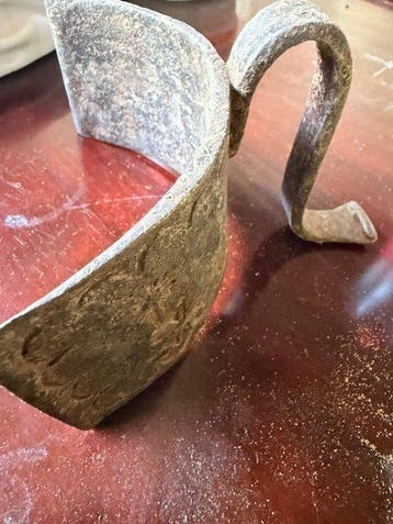 Openhaard accessoire - Smeedijzer - Gevormde stootbeschermer