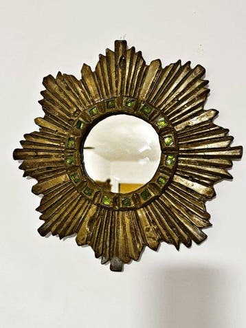 In the style of Irena Jaworska - Wandspiegel- zon - Lood