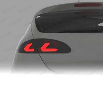 FEUX ARRIÈRE POUR SEAT LEON II 05-09 CARDNA FULL LED FUMÉ, Verzenden, Nieuw