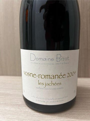 2004 Domaine Bizot, Les Jachees - Bourgogne, Vosne-Romanée -, Nieuw