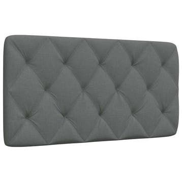 vidaXL Hoofdbordkussen 100 cm stof donkergrijs, Verzenden