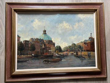 H. Vissers (XX) - Amsterdams stadsgezicht - NO RESERVE