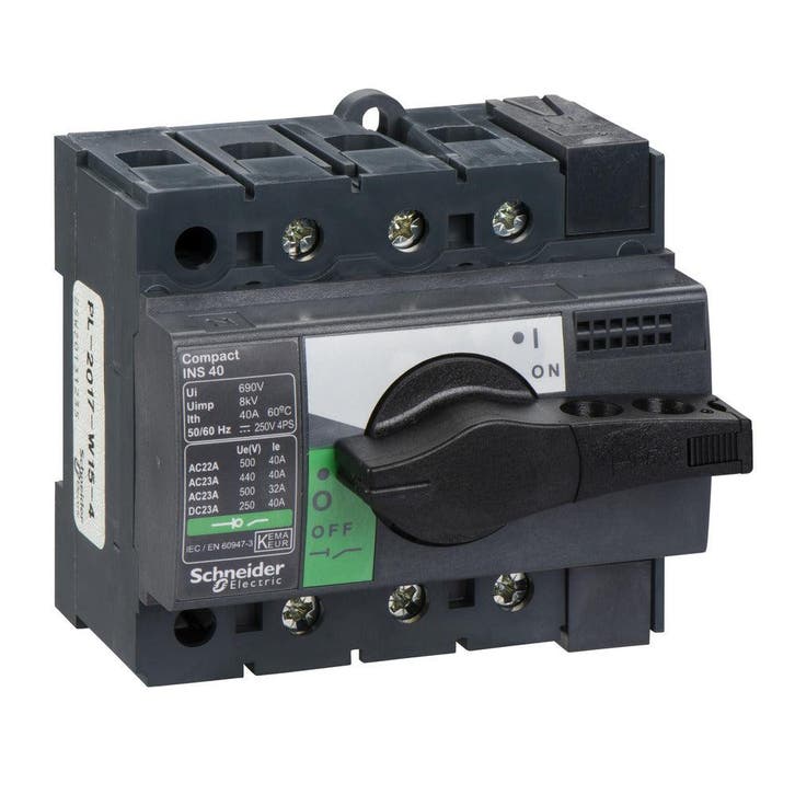 Schneider Electric Interpact Lastscheider - 28900, Doe-het-zelf en Bouw, Elektriciteit en Kabels, Verzenden