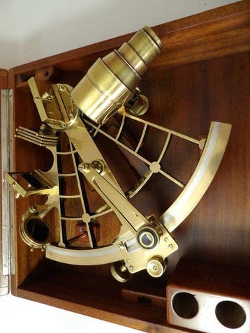 Sextant - Glas - Cassens and Plath, Hamburg - Nautische