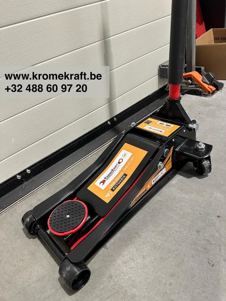 Autokrik 4 TON korting €119,99 - PROMO laatste paar stuks!!!, Auto diversen, Krikken, Garagekrik, Nieuw, Hydraulisch, Ophalen of Verzenden