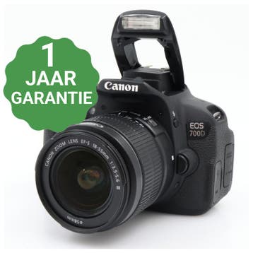 10% korting | Canon EOS 700D + 18-55mm f/3.5-5.6 III |, TV, Hi-fi & Vidéo, Verzenden