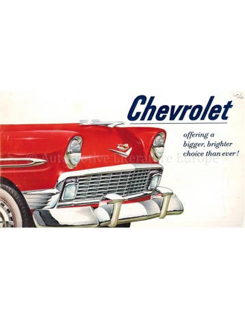 1956 CHEVROLET PROGRAMMA BROCHURE ENGELS (USA)