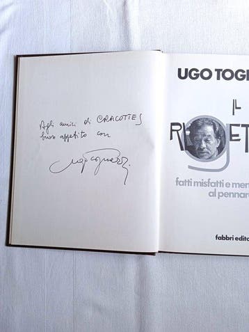 Ugo Tognazzi - Il Rigettario Fatti e Misfatti e Menù