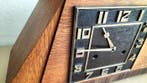 Amsterdamse School klok - Art Deco eiken-coromandel -