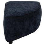Zuiver Hunter Bank Element Rond Hoek Rechts Navy - Modulaire, Zo goed als nieuw, Minder dan 150 cm, Stof, 100 tot 125 cm