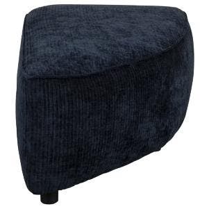 Zuiver Hunter Bank Element Rond Hoek Rechts Navy - Modulaire, Zo goed als nieuw, Minder dan 150 cm, Stof, 100 tot 125 cm