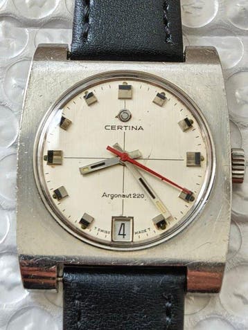 Certina - Argonaut 220 Date - Cal. 25-661 - Vintage Box &, Nieuw