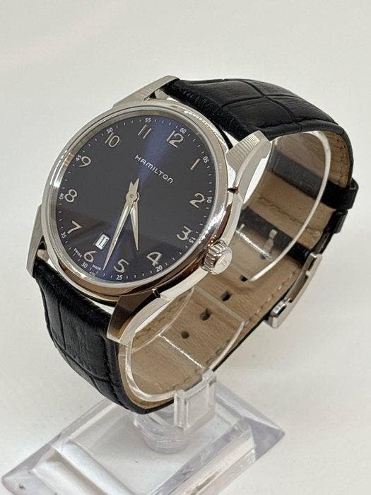 Hamilton - Jazzmaster Thinline Quartz - Sans prix de réserve, Handtassen en Accessoires, Horloges | Heren