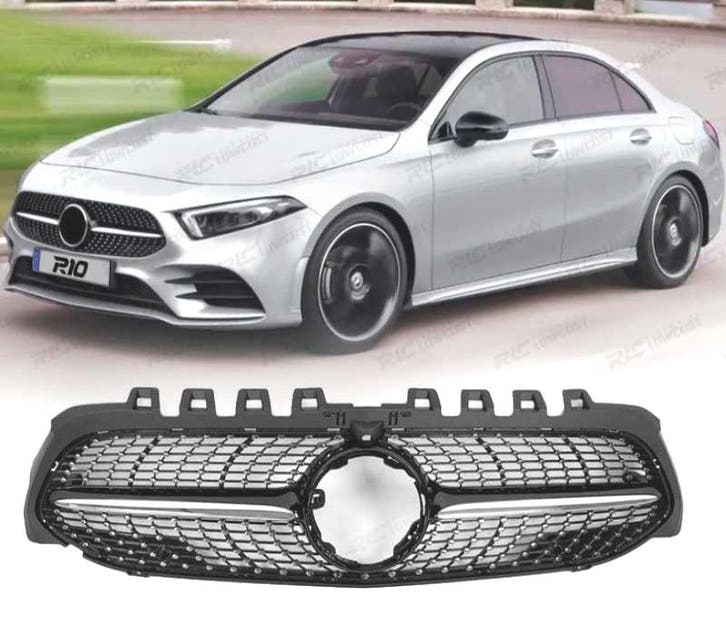Calandre Pour Mercedes Classe A W177 V177 18- Look A35 Diamo, Autos : Pièces & Accessoires, Carrosserie & Tôlerie, Envoi