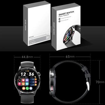 Smartwatch met Lichaamstemperatuur, Bloeddrukmeter en, Handtassen en Accessoires, Verzenden, Nieuw, Lige