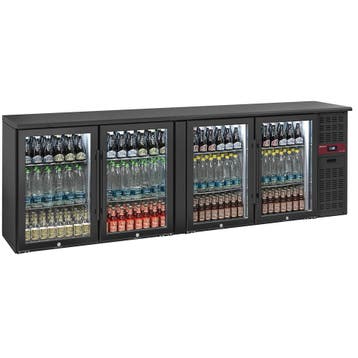 Barkoelkast | BOTTLES EVO | 620L | Zwart | +2°C/+8°C |, Verzenden