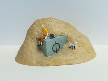 Tintin - 1 Figurine Pixi 4536 - 1993 - Tintin - la porte du