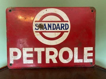 Standard Petrole - Emaille plaat - Metaal, Emaille