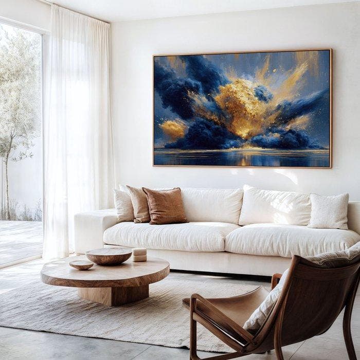 Iconica - Exploding Star Dust - Unique 1/1 XXL (100 x 150, Antiquités & Art, Art | Objets design