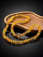 Barnsteen - Natural Baltic Amber Necklace – Elegant Cognac, Verzamelen