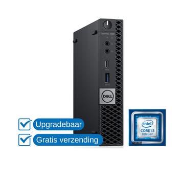 Dell OptiPlex 7060 Mini | i3-8100 | 8GB | 128GB NVMe, Computers en Software, Verzenden, Nieuw