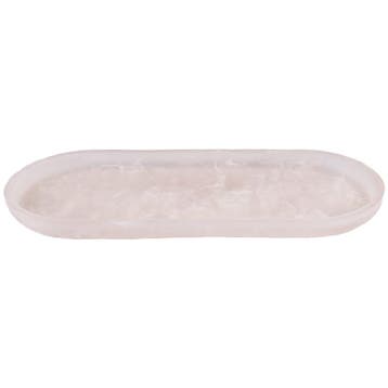 Bazar Bizar Resin Oval Bord - Roze Wit - Borden - Nieuw in, Verzenden, Nieuw, Bord(en)