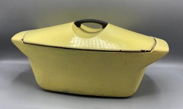 Le Creuset - Raymond Loewy - Braadpan - 4.5 - bron, Emaille
