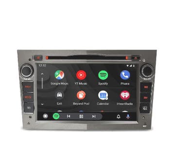 Autoradio Gps Android 10 Gris Pour Opel Astra H Vivaro Zafir, Verzenden