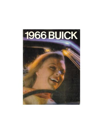 1966 BUICK PROGRAMMA BROCHURE ENGELS (USA)