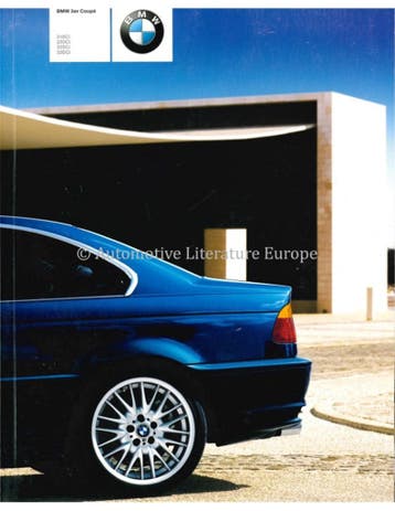 2001 BMW 3 SERIE COUPÉ BROCHURE DUITS, Nieuw
