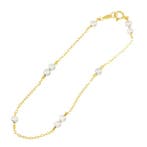 Mikimoto - Armband - 18 karaat Geel goud, Handtassen en Accessoires, Armbanden, Nieuw