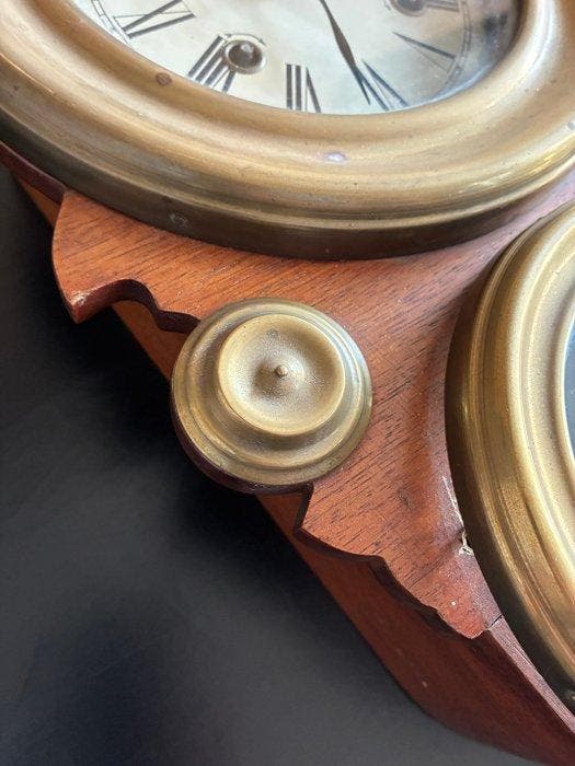 horloge Daruma - seikosha - Antique bois et laiton -, Antiquités & Art, Antiquités | Horloges