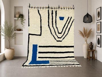 Berber, Authentique tapis berbère Beni Ouarain – Fait main