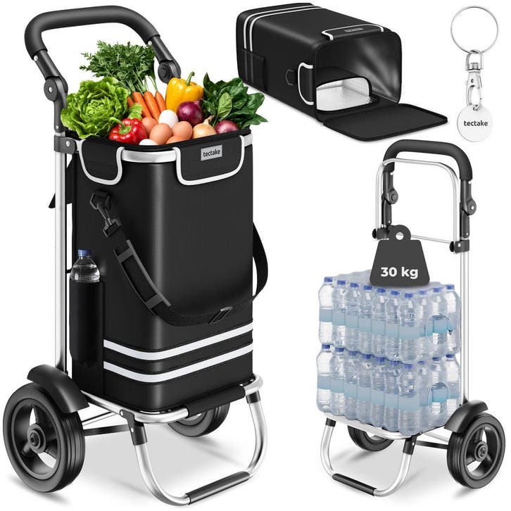 Boodschappentrolley Shopper, 3-in-1, opklapbaar, met koeltas, Handtassen en Accessoires, Koffers, Verzenden