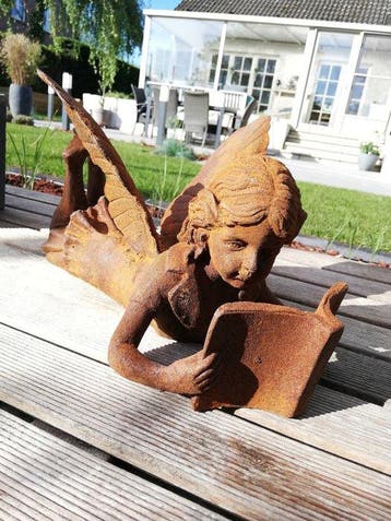 Figurine - Engel met boek - Fer