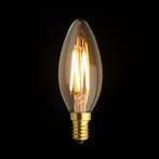 Filament LED Kaarslamp Gold Ø35mm E14 3.5W, Verzenden, Nieuw