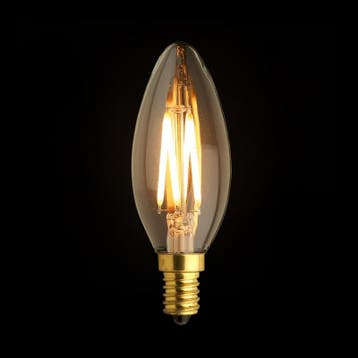Filament LED Kaarslamp Gold Ø35mm E14 3.5W, Verzenden, Nieuw