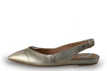Manfield Ballerinas in maat 38 Goud, Overige kleuren, Verzenden, Ballerina's, Zo goed als nieuw