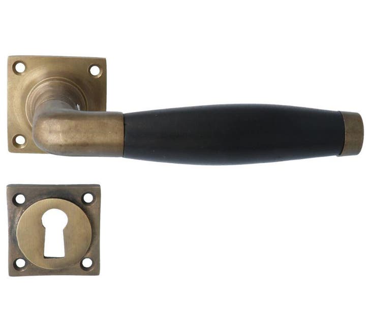 Deurklink Ton Model brons Antiek/ebbenhout, Bricolage & Construction, Fenêtres & Moustiquaires