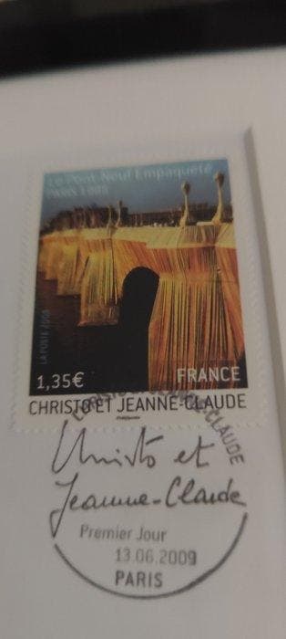 Cristo & Jeanne -Coude - The pont neuf wrapped Parigi